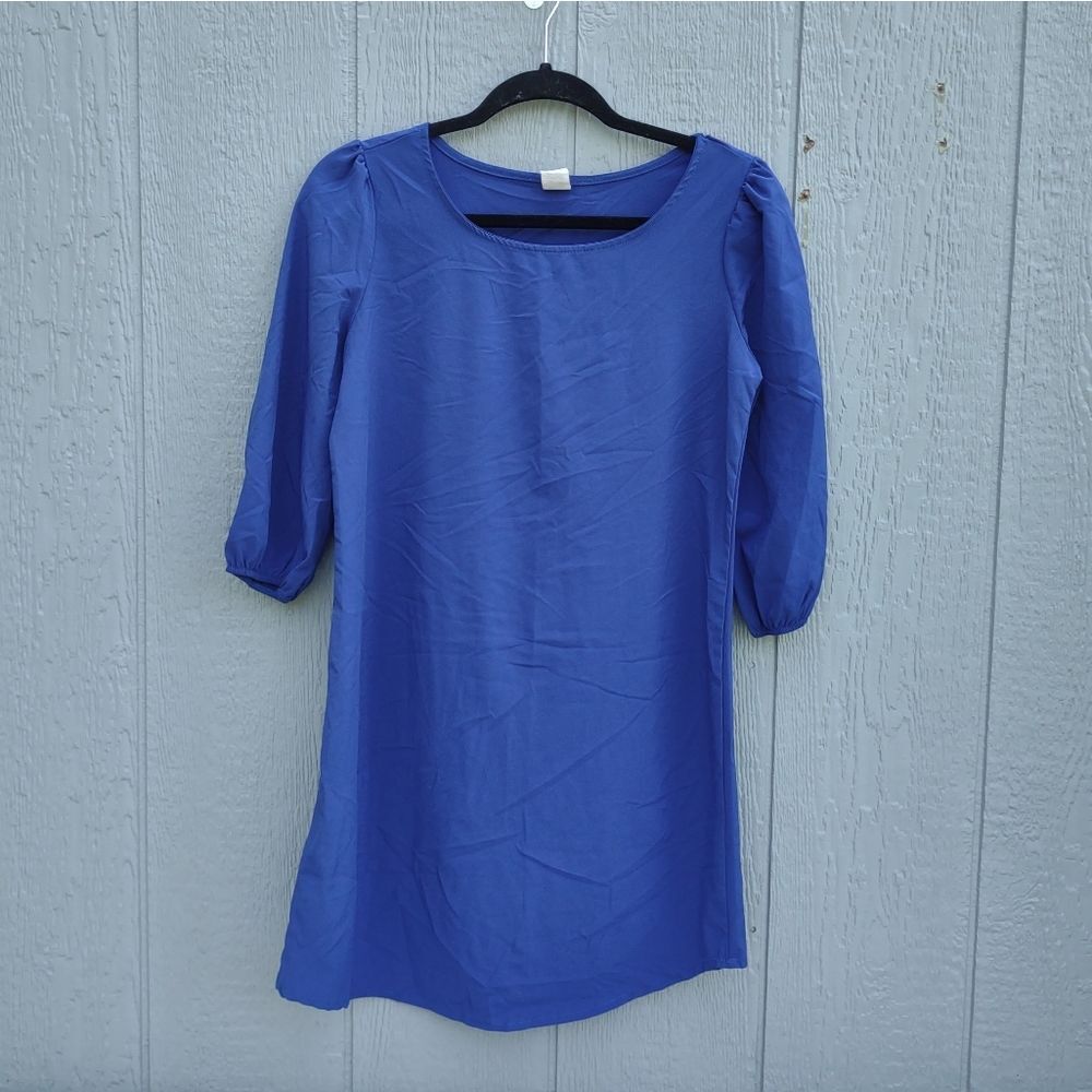 BRENDA'S USA Bubble Sleeve‎ Shift Dress
